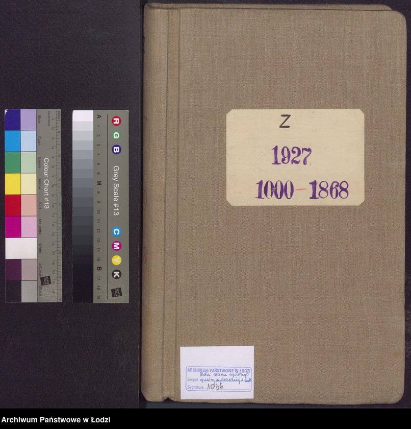 Obraz 2 z jednostki "Akta zgonów od numeru 1000 do numeru 1868"