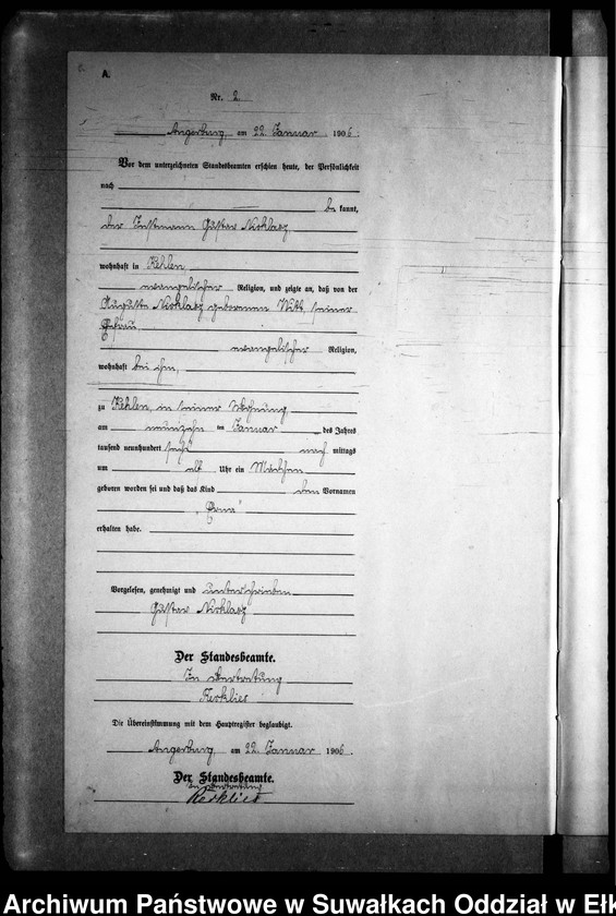 image.from.unit.number "Geburts-Neben-Register des Preussischen Standes-Amtes Kehlen Kreis Angerburg"