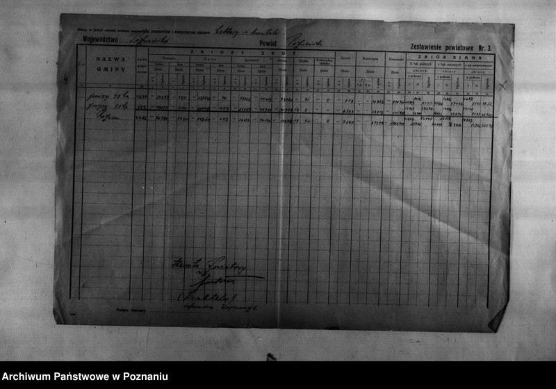 Obraz 6 z jednostki "/Statystyka produkcji rolnej - zestawienie powiatowe - miasto Poznań"