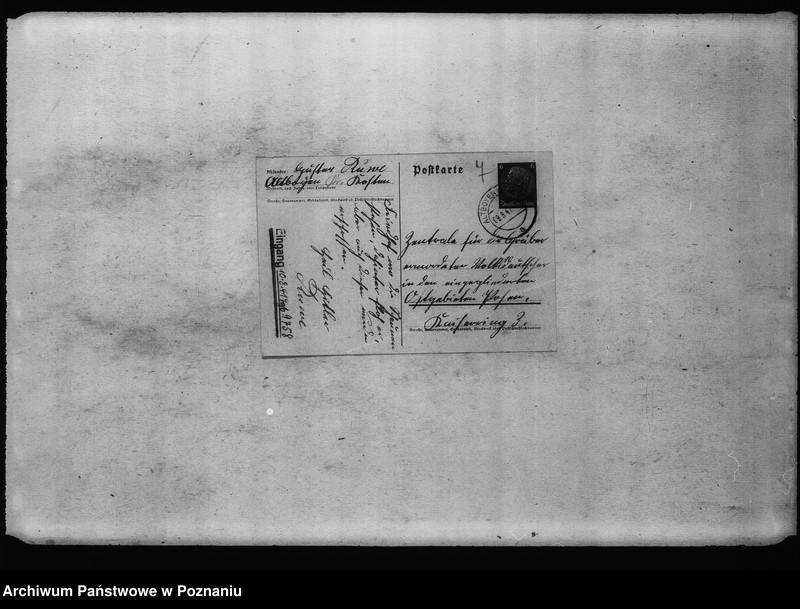 Obraz 11 z jednostki "Anzeigen im Ortdentuhen Berbachter am 2.8.1941 bert. Lültemeger - Herrenhofen, b. Schroda (Środa)"