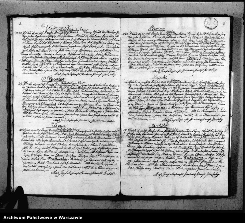 image.from.unit.number "Akta urodzeń, małżeństw i zgonów"