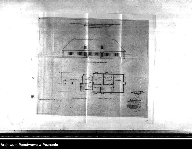 Obraz 15 z jednostki "Dienstwohngebäude - Reichsstatthalter Posen. Kostenvoranschlag, Baubeschreibung"
