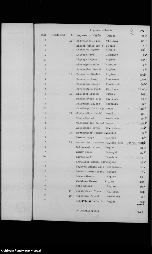 Obraz 6 z jednostki "Rejestr poborczy"