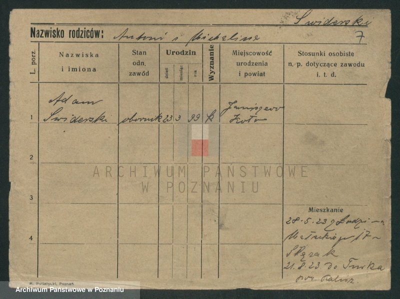 Obraz 16 z jednostki "Świderski - Świerski"