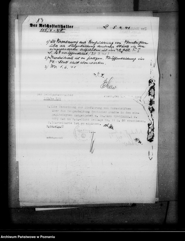 Obraz 18 z jednostki "Verordnung von Vorschriften über die Neugestaltung deutscher Städte in den eingegliederten Ostgebieten"