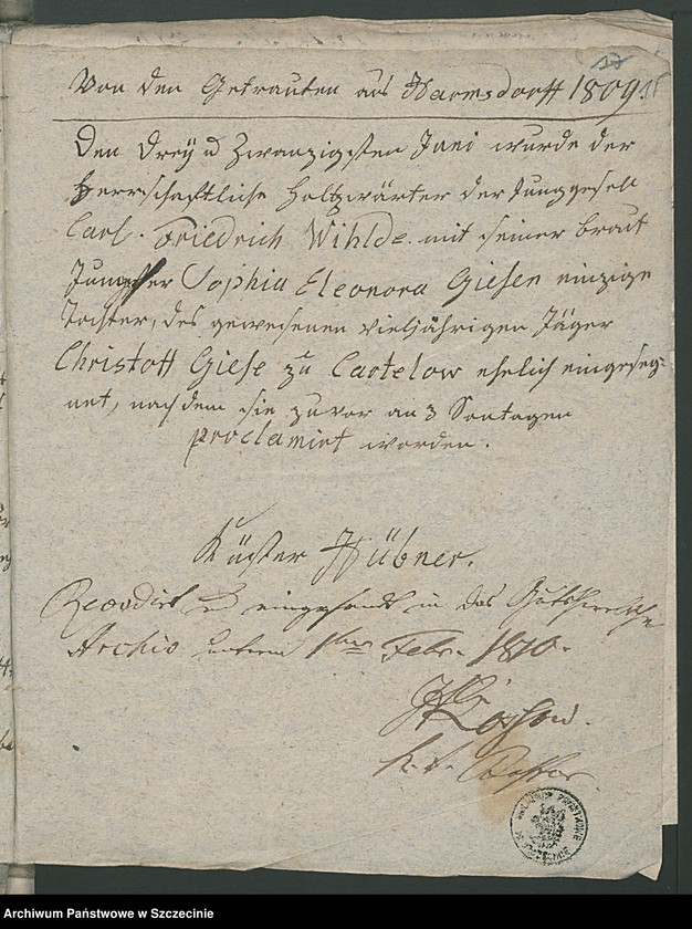 image.from.unit.number "Das Duplicat des Basenthin- und Harmsdorffschen Kirchenbuchs"