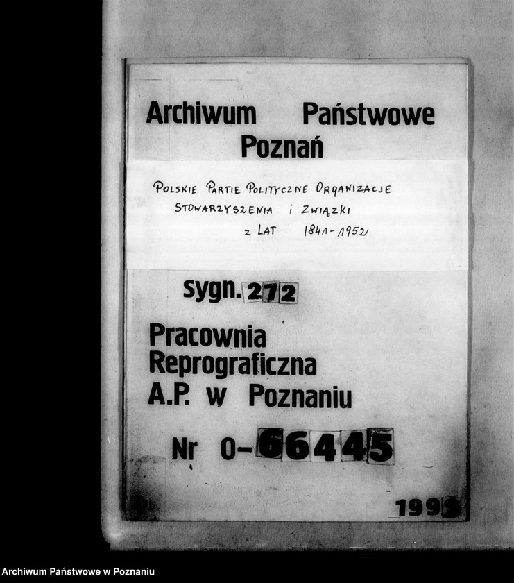 Obraz 1 z jednostki "Sprawozdania z Ostrzeszowa i Szamotuł"