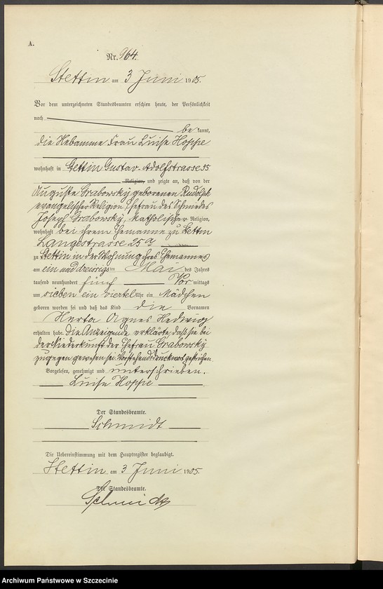 Obraz 12 z jednostki "Geburts-Register (Neben-Register) Band III"