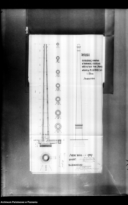 Obraz 5 z jednostki "Zatwierdzenie zakładu przemysłowego /cegielni/ M. Góreckiego w Wójtostwie powiat śremski"