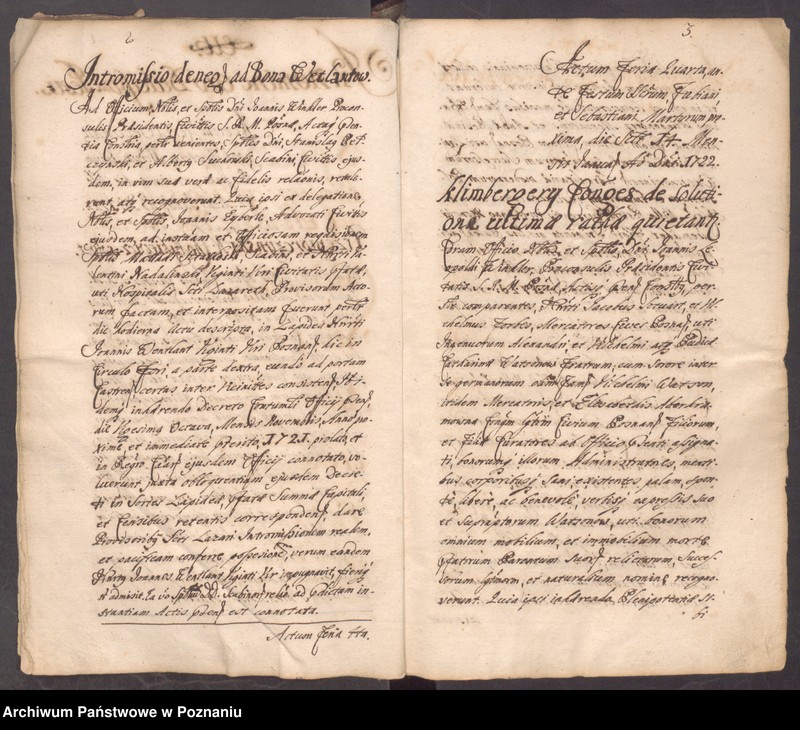 Obraz 6 z jednostki "Acta spectabilis officii consularis civitatis SR.Mtis Posnaniae ...sub notariatu Stanislai Gąsawski SR.Mtis secretari ac officii praesentis notarii"