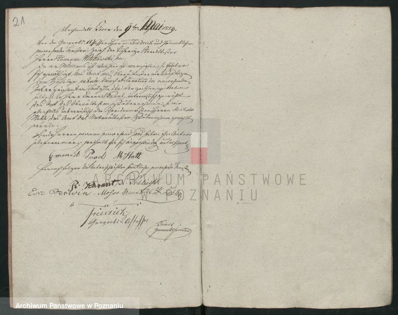 image.from.unit.number "[Protokolarz cechu krawców w Lesznie]. Wpisy uczniów, wyzwolin, rejestry dochodów i rozchodów"