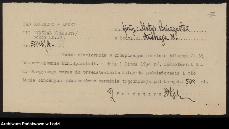 Obraz 9 z jednostki "Matys Bajmgarten – pośrednictwo handlowe"