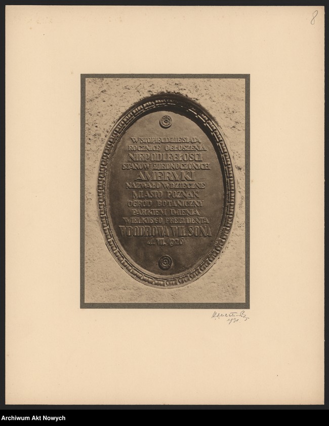 image.from.unit.number "Park Wilsona w Poznaniu (Album fotografii ofiarowany Paderewskiemu przez stołeczne miasto Poznań; w futerale)"