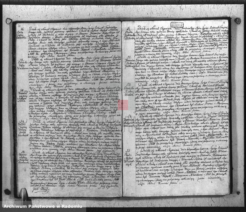 image.from.unit.number "Dupplikat Akt Religiyno- Cywilnych Urodzenia, Zaślubienia i Zeyścia parafii Kowali Stępociny Roku 1838"