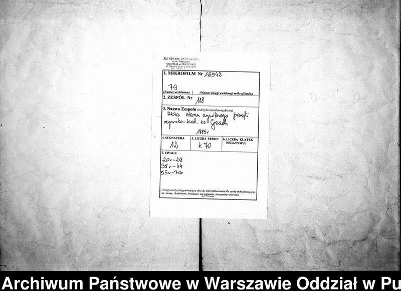 image.from.unit.number "Akta urodzeń, małżeństw i zgonów"