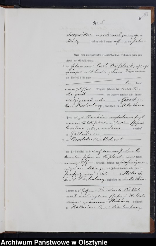 image.from.unit.number "Heiraths-Haupt-Register Nr 1 - 19"