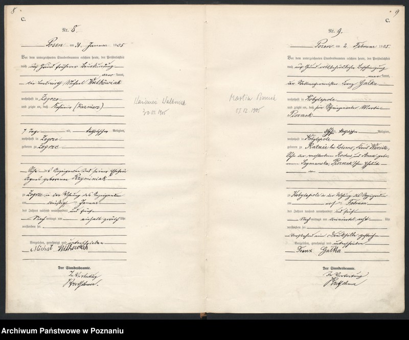 Obraz 7 z jednostki "Księga miejscowa zgonów"