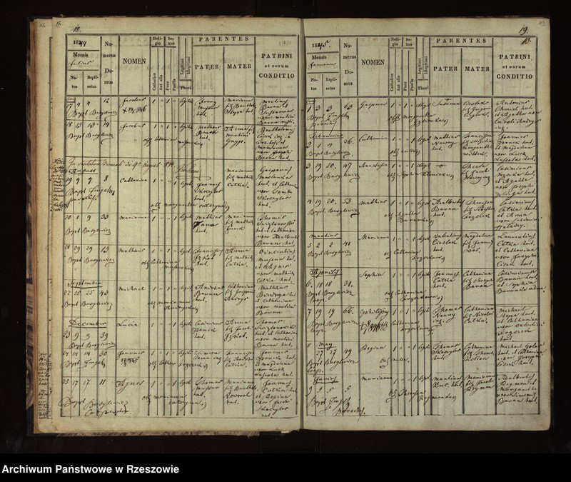 image.from.unit.number "Księga akt urodzeń, małżeństw Węgliska - tom I"