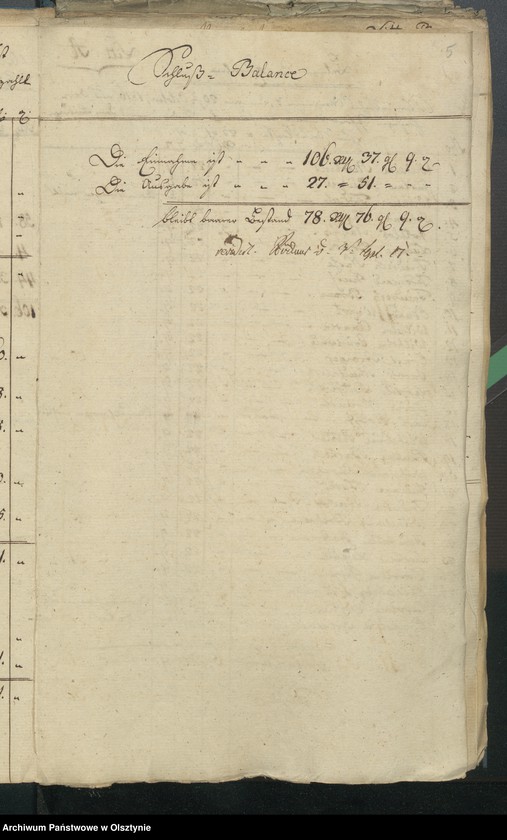 image.from.unit.number "Riesenburgschen Schul-Cassen- Rechnung"