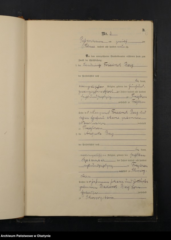 image.from.unit.number "Heiraths-Haupt-Register Nr 1 - 40"