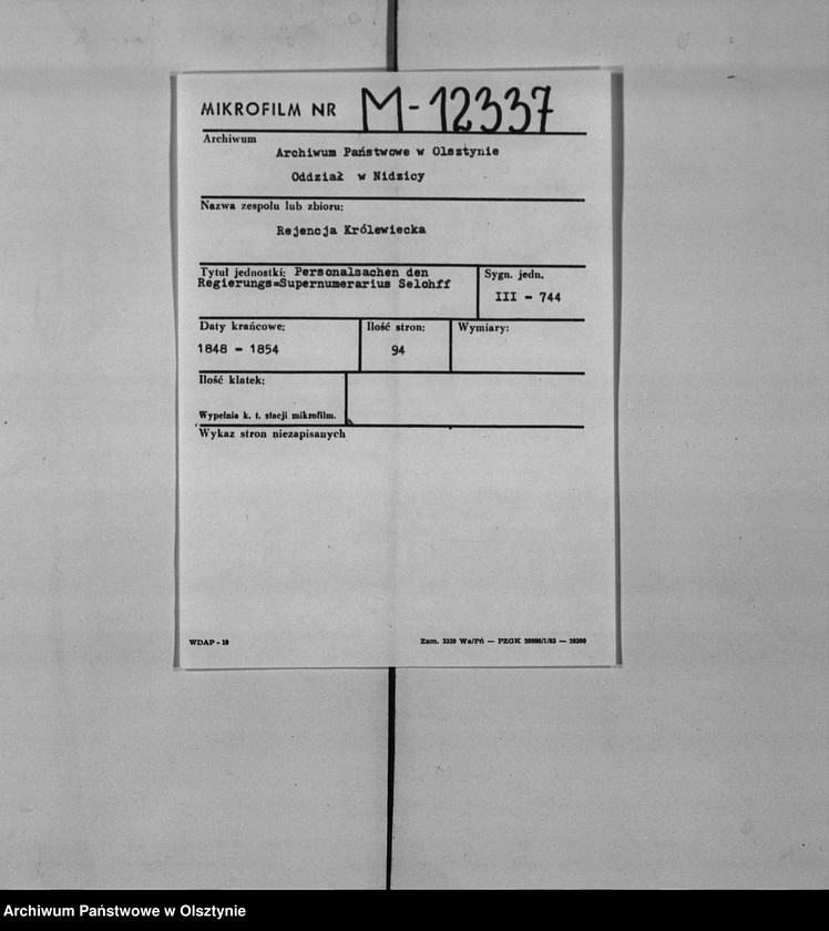 image.from.unit.number "Regierungs Supernumerarius Selohff [August]"