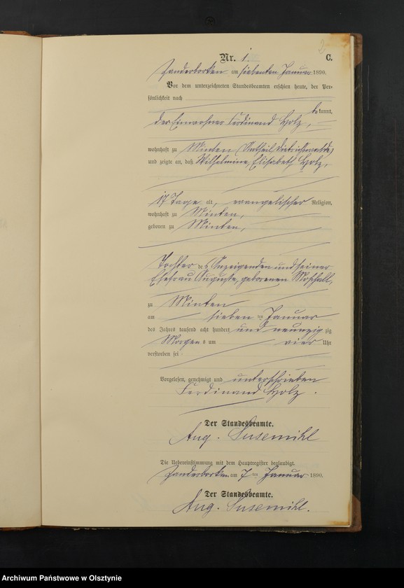 image.from.unit.number "Sterbe-Neben-Register Nr 1 - 47"