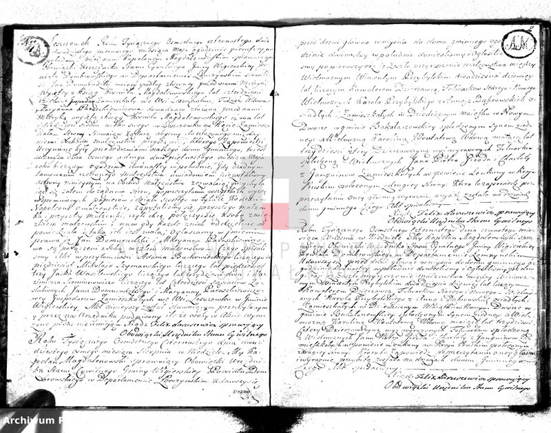 image.from.unit.number "Akta małżeństw gminy wigierskiey od 1-go maja 1814 do dnia ostatniego kwietnia 1815 roku"
