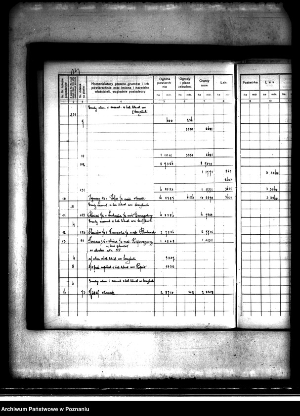 Obraz 18 z jednostki "Wieś i majątek Szczytniki powiat kaliski. Rejestr pomiarowy"