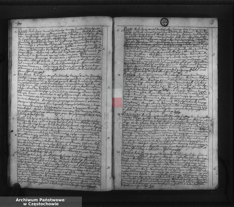 image.from.unit.number "Księga akt stanu cywilnego urodzenia, ślubów i zejścia Parafii Truskolasy, w powiecie częstochowskim, województwie kaliskim z roku 1823"