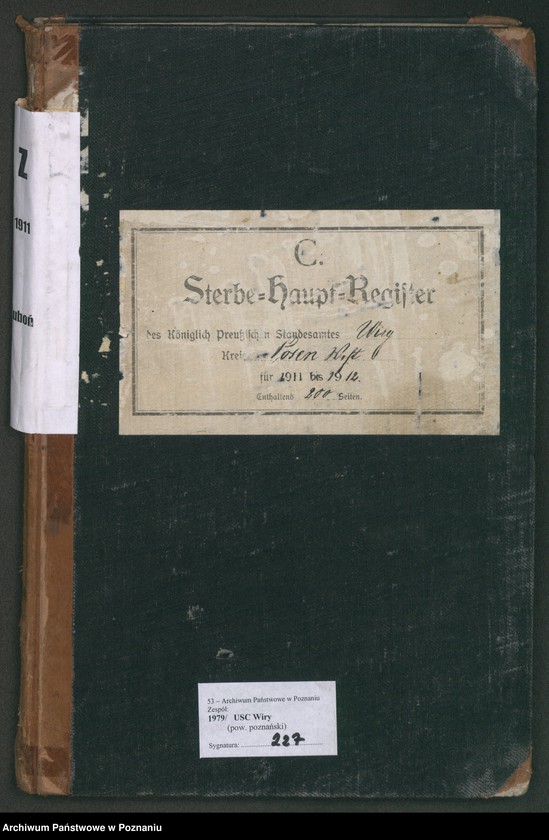 Obraz 2 z jednostki "Sterbe-Haupt-Register"