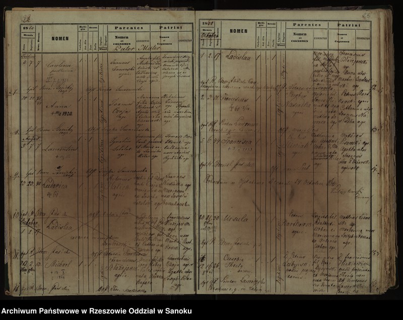 Obraz 14 z jednostki "Księga urodzeń z lat 1852-1896, małżeństw z lat 1862-1918, zgonów z lat 1859-1916 dla miejscowości Falejówka"