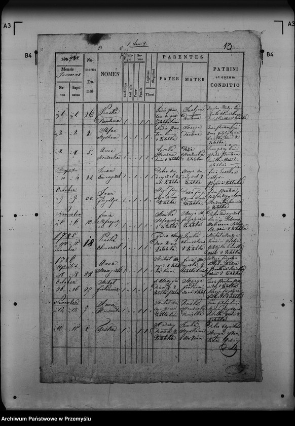 Obraz 17 z jednostki "[Kopie ksiąg metrykalnych parafii Czarna z filią Żołobek (dekanat Lutowiska)]"