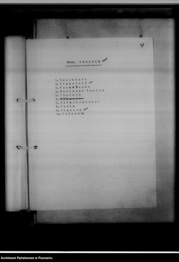 Obraz 8 z jednostki "Einziehungsprotokolle [ksiąg kościelnych] Kreis Obornik [powiat obornicki]"