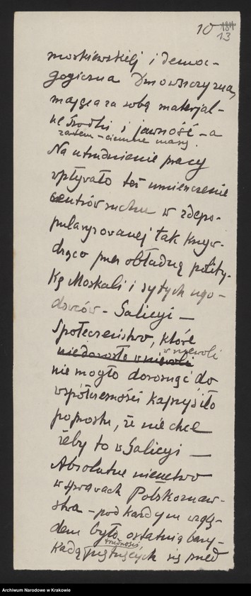 image.from.unit.number "Stosunki polityczne w Królestwie Polskim - materiały i omówienia ogólne."