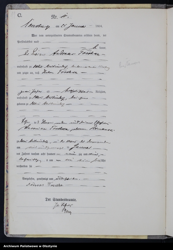 image.from.unit.number "Sterbe-Haupt-Register Nr 1 - 253"