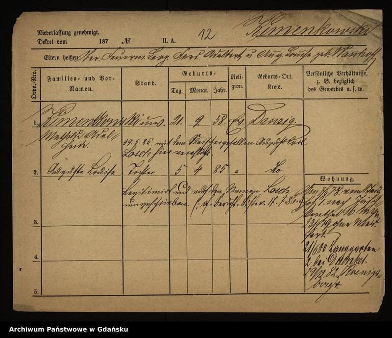 image.from.unit.number "Karty meldunkowe: Kilter - Kindler"