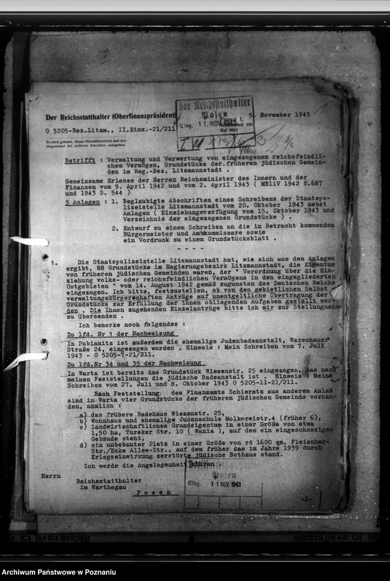 Obraz 5 z jednostki "Verwaltung des Reichsfeindlichen Vermögens"