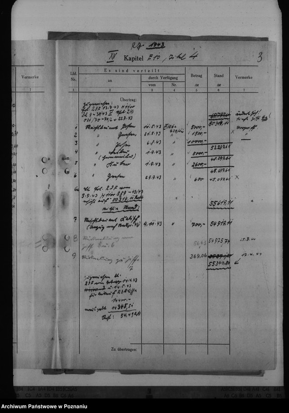 Obraz 7 z jednostki "Unterkunft der Aussenstelle des Reichsbauamtes Leslau in Hermannsbad"