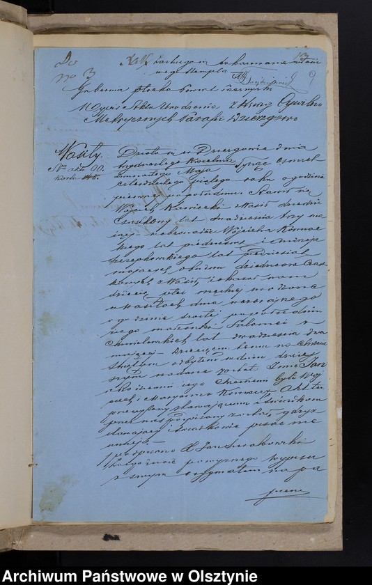 image.from.unit.number "Annexa Ślubów z Parafij Grzebskiey z Roku 1865"