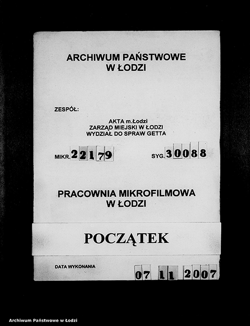 Obraz 1 z jednostki "Aufträge [Lieferscheinen und Rechnungen] 13416-13430 [Dostawa węgla i żywności do Getta]"