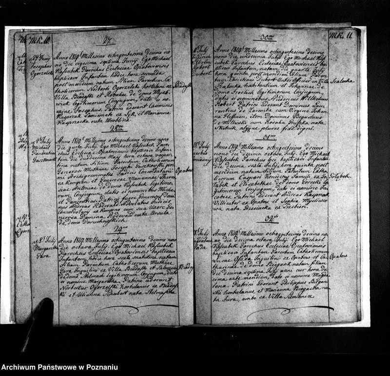 image.from.unit.number "Extractum ex libro baptisatorum"