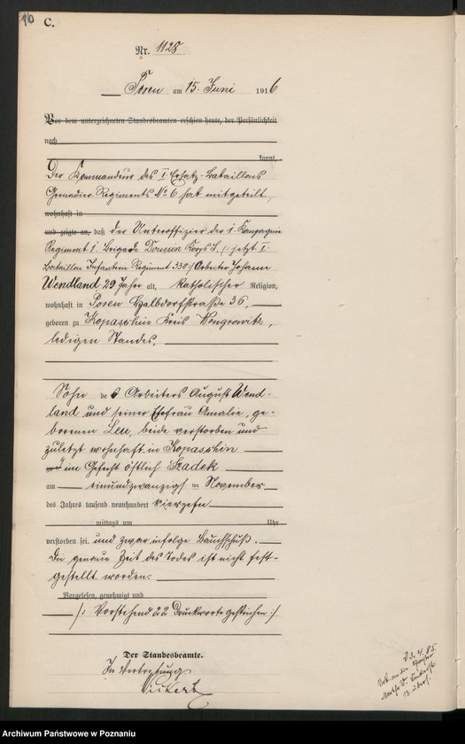 Obraz 12 z jednostki "Księga miejscowa zgonów tom III [Rejestr główny zgonów]"