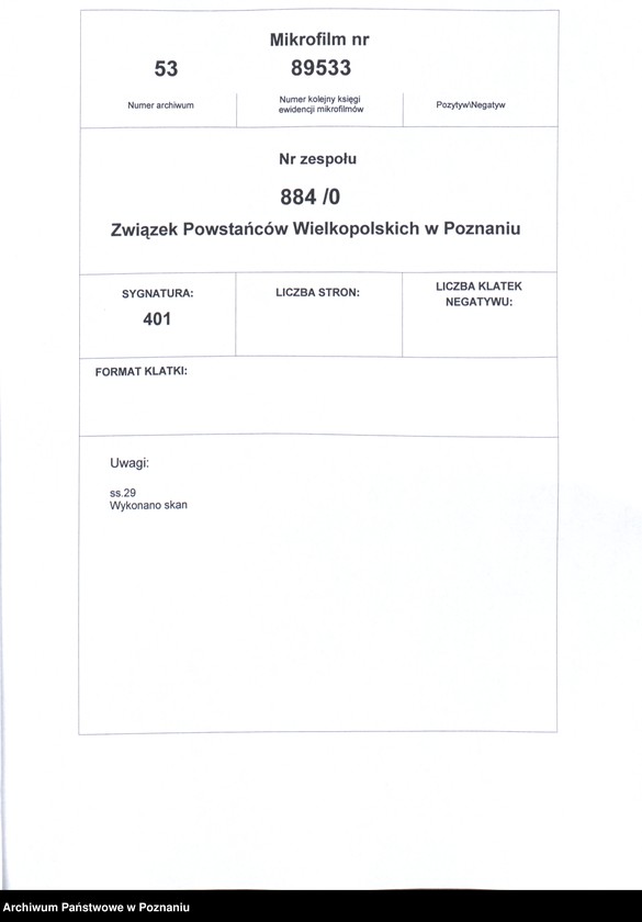 Obraz 2 z jednostki "Żabikowo - Księga Weryfikacyjna [ewidencja członków koła]"