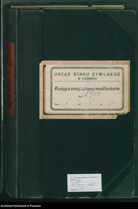 Obraz 2 z jednostki "Księga małżeństw tom I"
