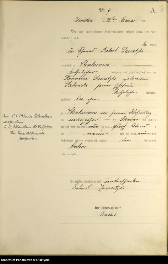 image.from.unit.number "Geburts-Haupt-Register Nr 1 - 105"