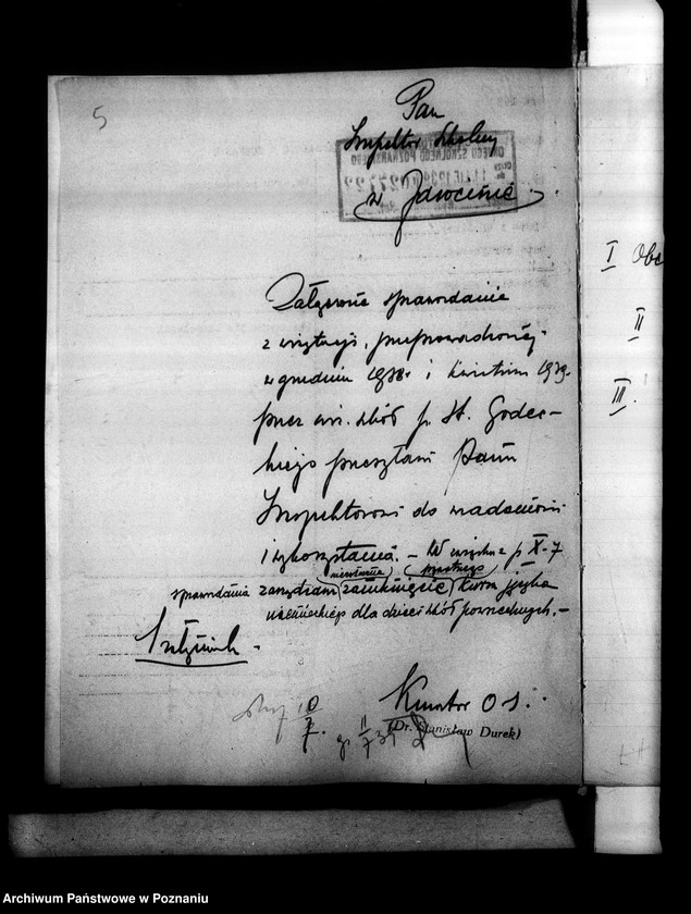 Obraz 9 z jednostki "Inspektorat Szkolny - Jarocin [różna korespondencja oraz ustrój szkół w 1931 roku]"