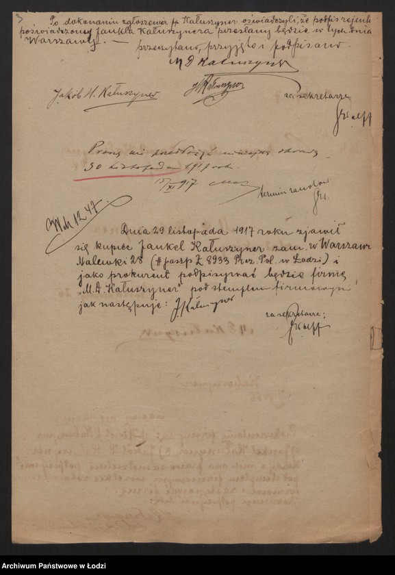 Obraz 5 z jednostki "Moszek Dawid Kałuszyner- skład skóry"