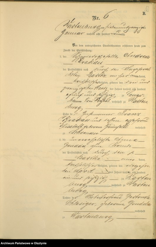 image.from.unit.number "Heiraths-Haupt-Register Nr 1 - 45"