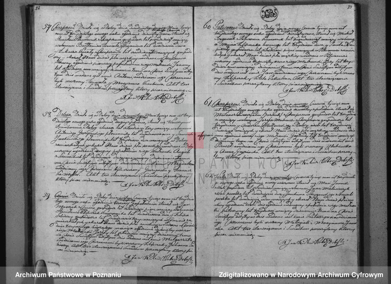 Obraz 13 z jednostki "Księga urodzeń, małżeństw i zgonów"