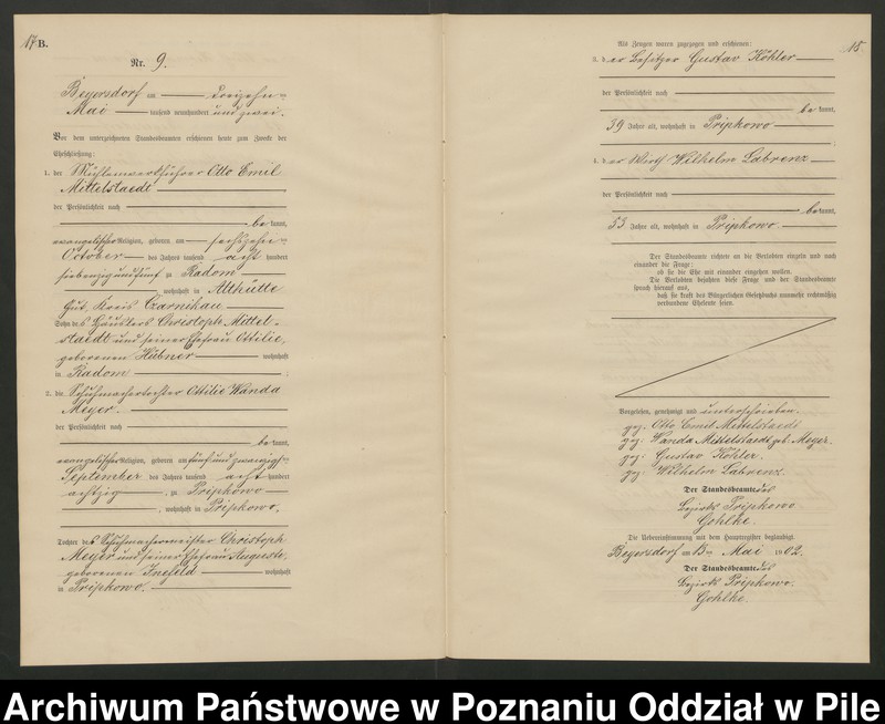 Obraz 12 z jednostki "Księga małżeństw"